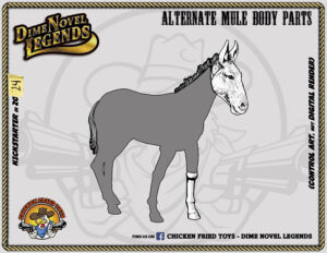 Swappable Mule Body Parts (Cinnamon)